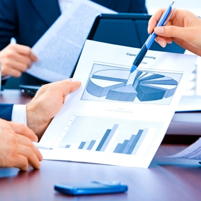 Photo of hands of businesspeople during discussing